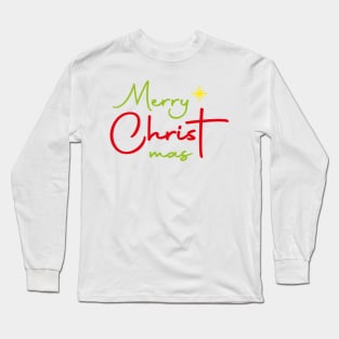 Merry CHRISTmas Long Sleeve T-Shirt